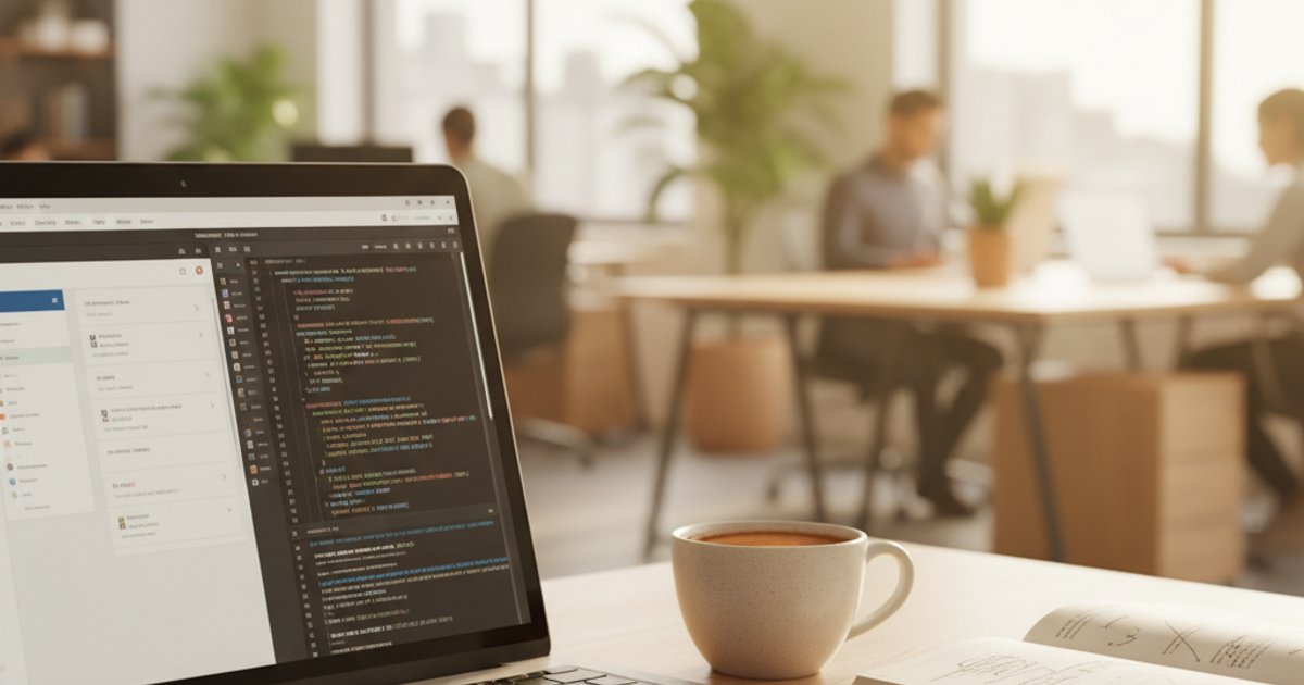 Laptop scherm toont AFAS REST API documentatie en integratie code