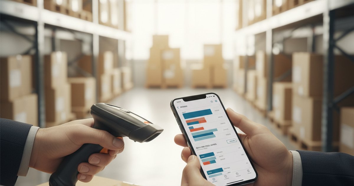 Pickproces in magazijn met realtime voorraad updates op WMS systeem