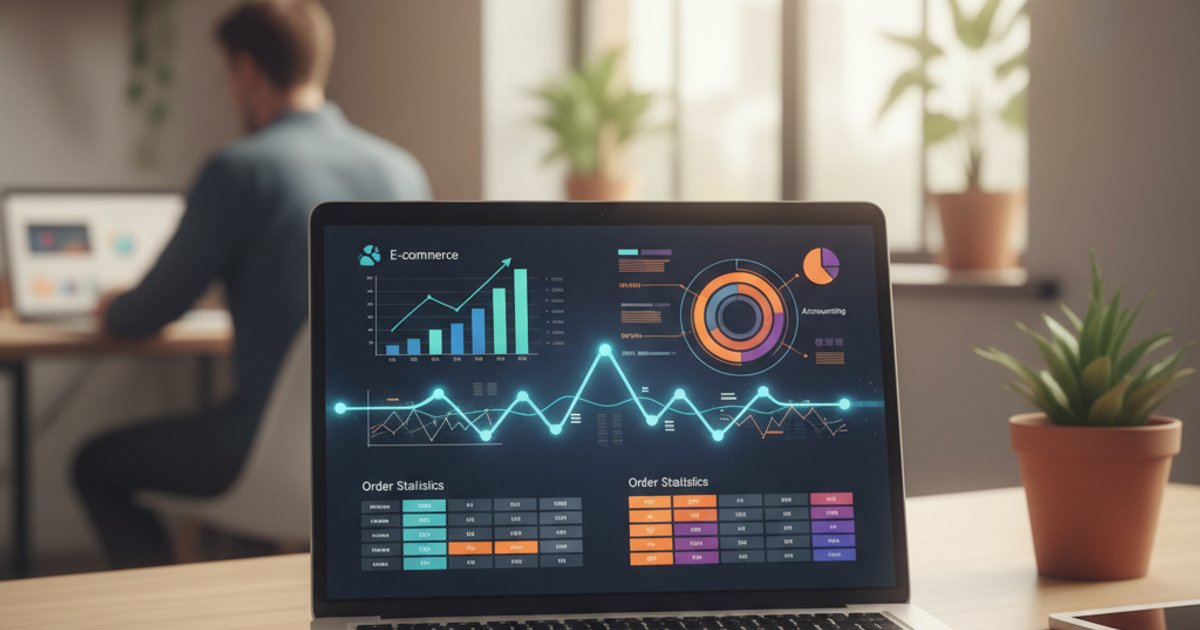 Dashboard met gesynchroniseerde data tussen WooCommerce en Exact Online