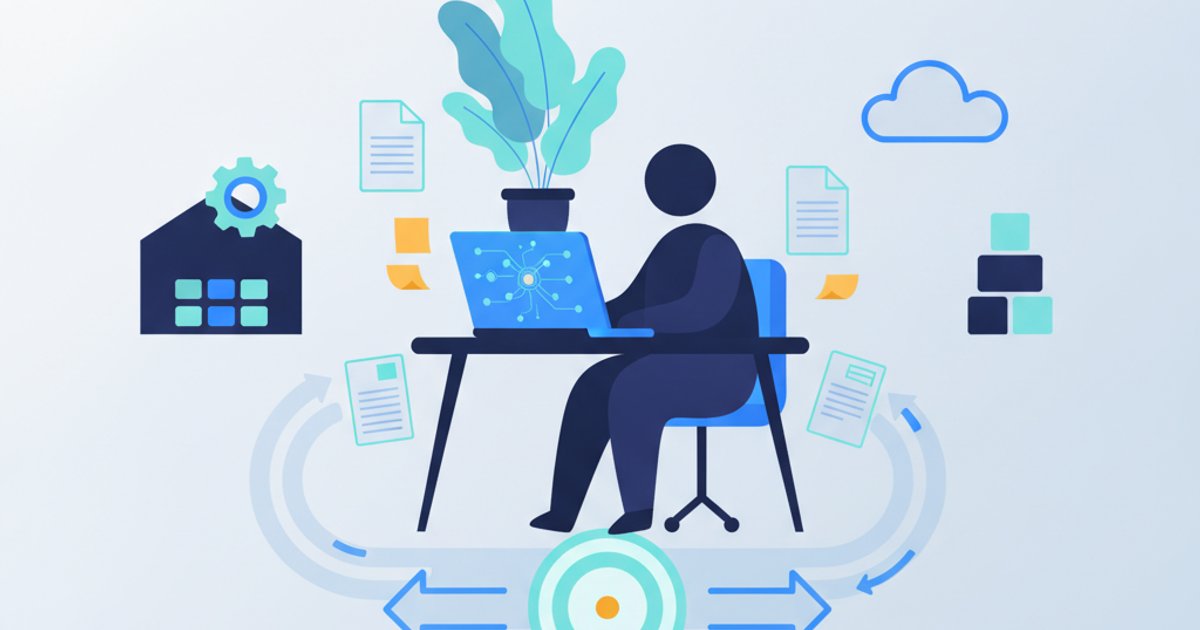 MKB-ondernemer analyseert bedrijfsprocessen en workflows voor automatisering