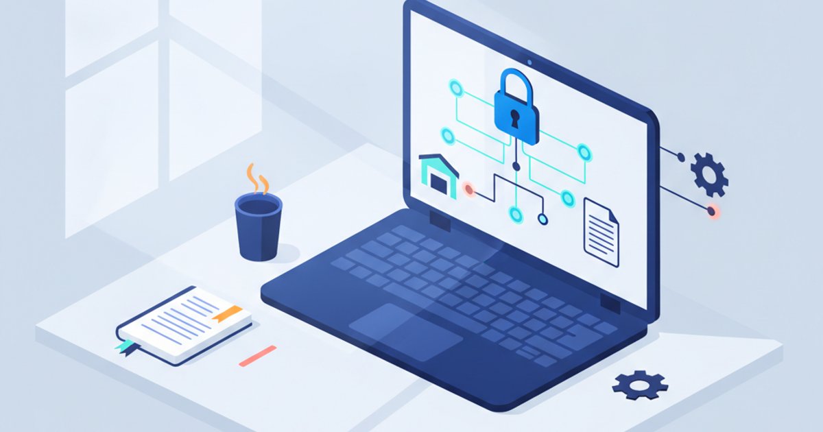 OAuth beveiligingsscherm op laptop met autorisatie tokens en inlog interface