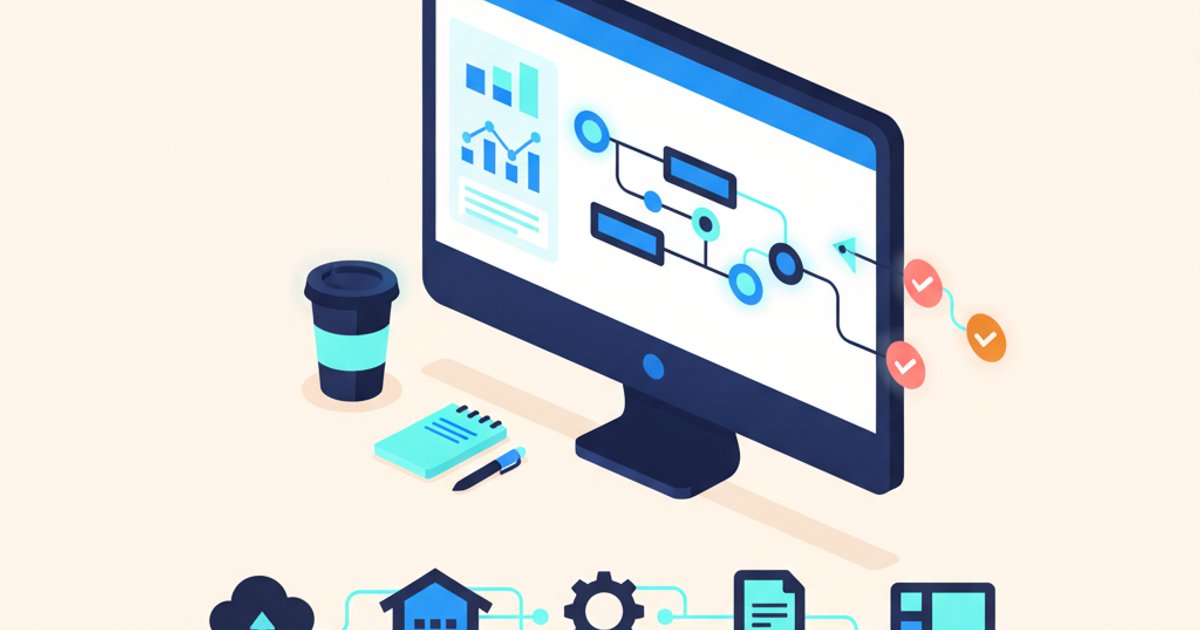 Dashboard met realtime procesautomatisering en systeemintegratie statistieken