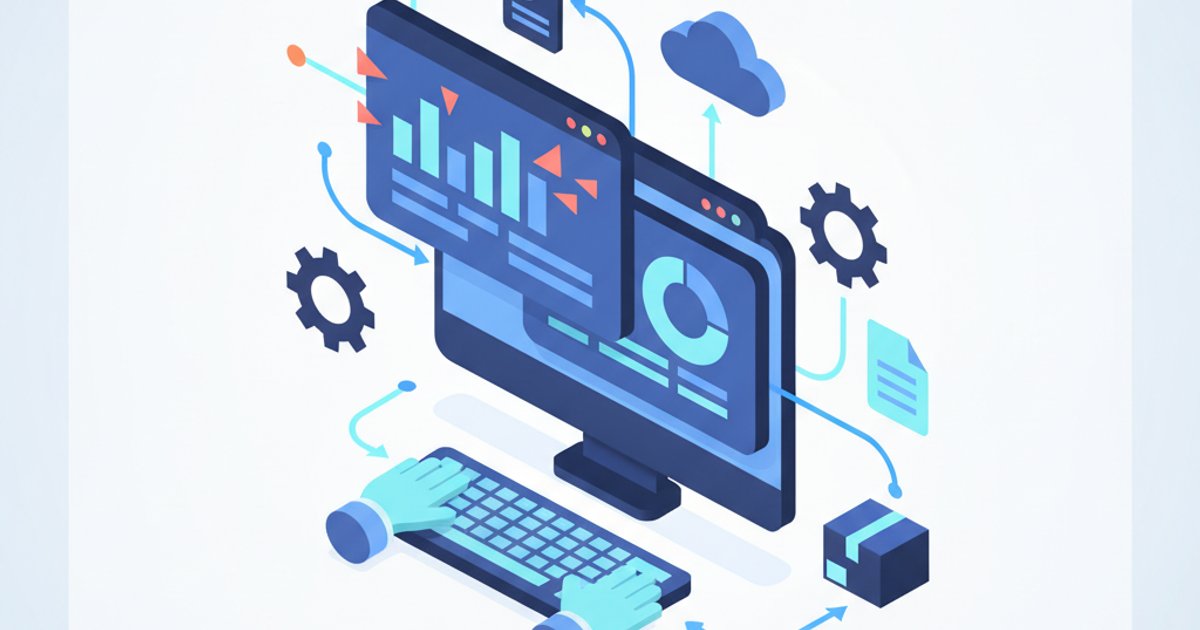 Financieel dashboard op computer met grafieken en foutmeldingen